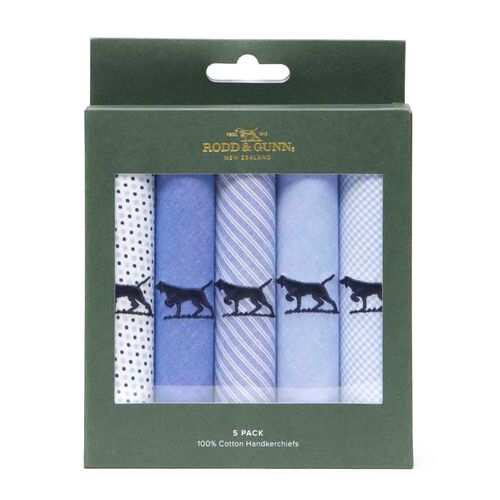 Rodd & Gunn Gunner Handkerchief 5 Pk